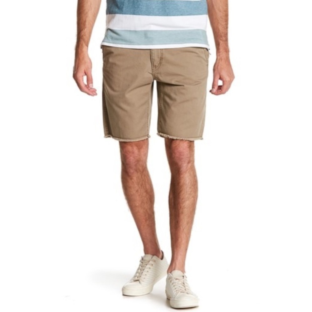 Union Denim Men's Cambridge Frayed Hem Chino Short Size 38